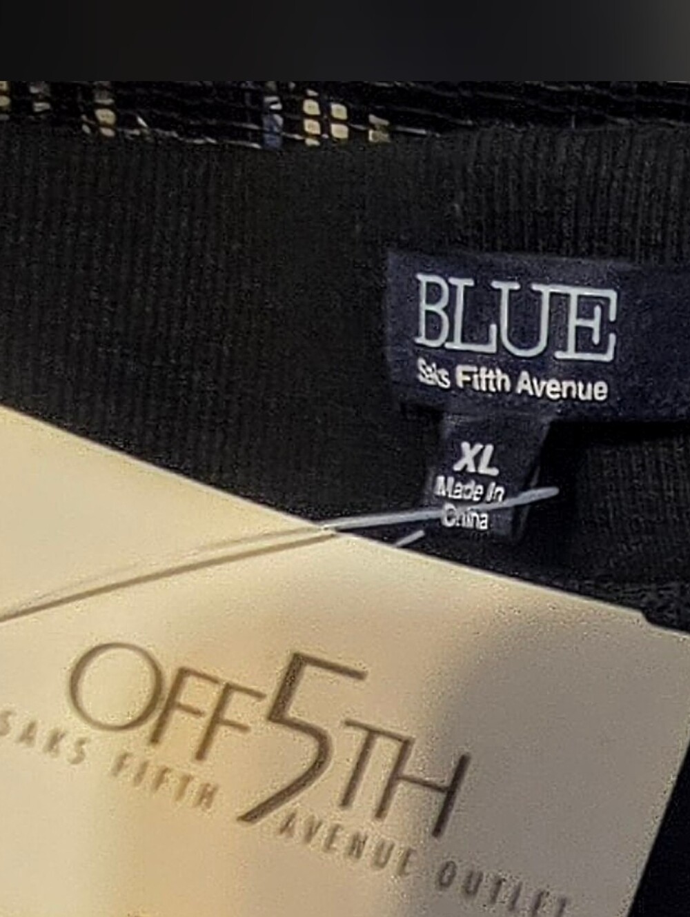 Saks 5th Fifth Avenue NEW NWT Pull On SWEATPANTS PANT Men XL Black